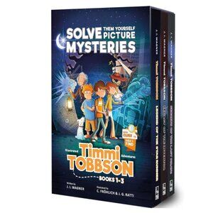 Timmi Tobbson Boxed Set: Solve-Them-Yourself Picture Mystery Adventures, NWT